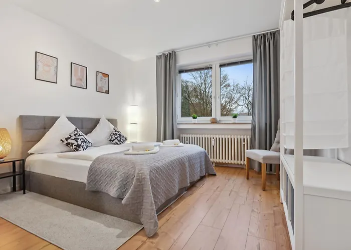 3 Zimmer, 68qm, Parkplatz, Messe Dus, Logport, Duisport Apartment