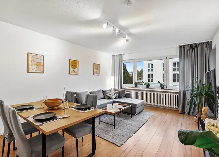 Διαμέρισμα 3 Zimmer, 68qm, Parkplatz, Messe Dus, Logport, Duisport